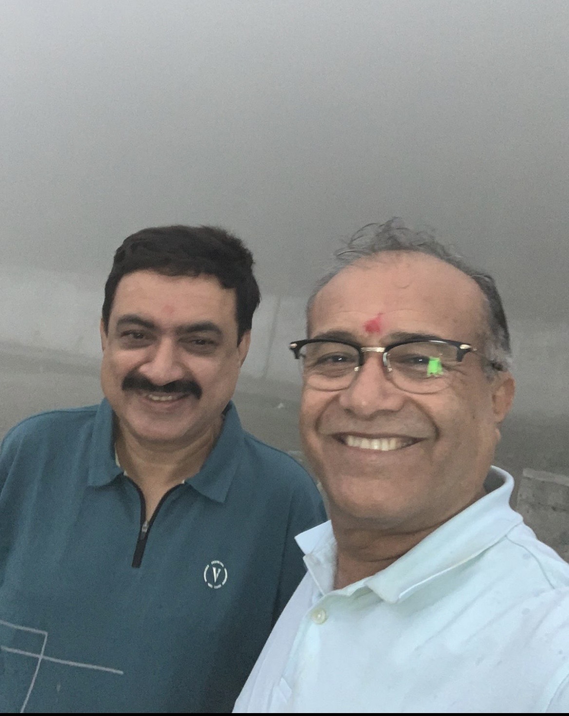 Bharat mengar with dr mukeshbhai gajra family